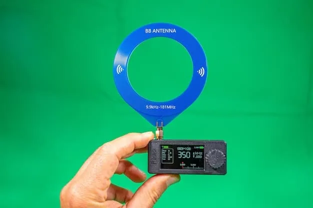 A close-up of an air quality monitor displaying high levels of PM2.5 (particulate matter). The monitor screen shows a red alert and numerical values indicating the severity of the air pollution. The background is blurred, suggesting an urban environment.