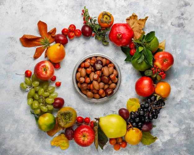 A visually appealing display of whole, unprocessed foods such as fresh fruits, vegetables, nuts, seeds, and lean proteins. The image emphasizes the nutritional benefits of choosing whole foods over processed alternatives.