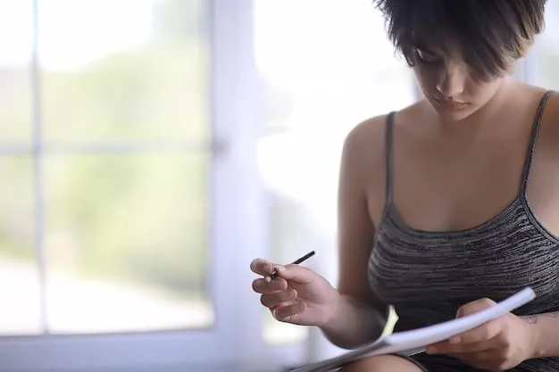 A person using a habit tracking app on their phone, with a calendar view showing consistent progress on workout days.