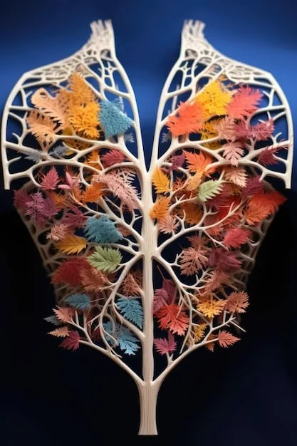 A diagram showing the vagus nerve's pathways from the brainstem to various organs like the heart, lungs, and digestive system, highlighting its widespread influence.