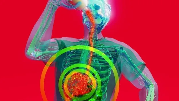 A graphic illustrating the physiological effects of vagus nerve stimulation, showing decreased heart rate, reduced cortisol levels, and increased relaxation signals in the brain.