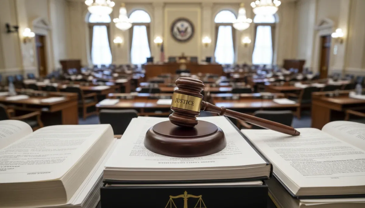 Gavel on legal documents, representing the judicial confirmation process