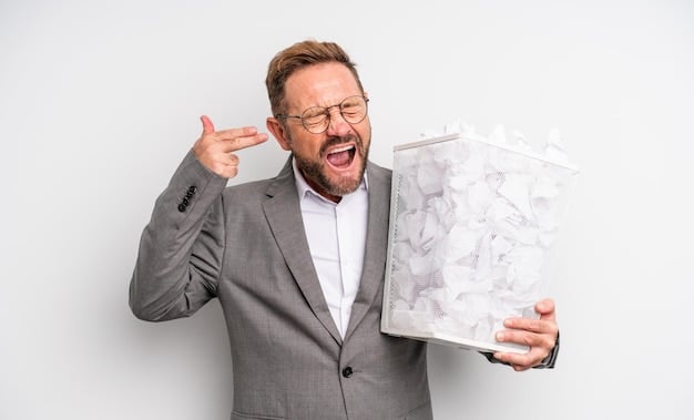 A split image showing on one side a stressed person with financial papers scattered around, and on the other side, a calm person organizing their finances with a serene expression. This visually contrasts the impact of poor vs. good mental health on financial management.
