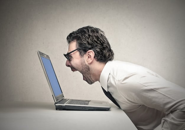 A split image. One side shows a person looking stressed and overwhelmed at their laptop with piles of papers around. The other side shows the same person looking relaxed and smiling while doing yoga in a serene environment.
